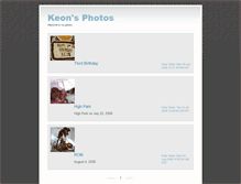 Tablet Screenshot of photos.keon.ca